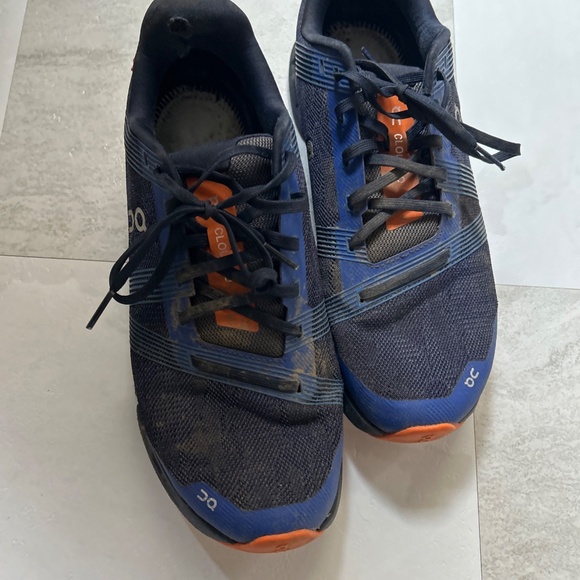 On Cloudgo Men’s 9 Indigo/Ink Navy Blue Sneakers - Picture 3 of 13